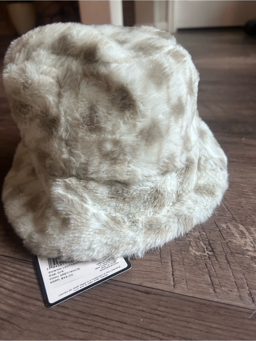 Laundry By Shelli Segal Faux Fur Bucket Hat - Cream Taupe